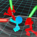 Stickman Neon Warriors: Sword Fighting